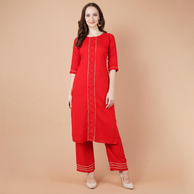 G4Girl Women Kurta Palazzo Set