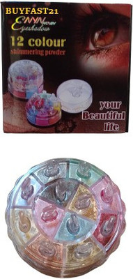 buyfast21 NYN 12 COLOUR SHIMMERING POWDER 13.2 g(MULTI)