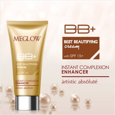 meglow BB+ WITH SPF 15+ BEST BEAUTIFYING CREAM(30 ml)
