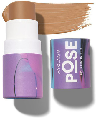 MyGlamm Pose HD Foundation Stick Foundation(Almond, 5.5 g)