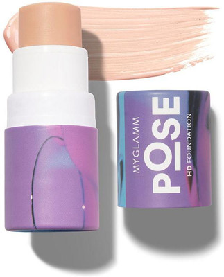 MyGlamm Pose HD Foundation Stick Foundation(Warm Porcelain, 5.5 g)