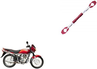AXWee Red Handle Bar Handle Bar(Red, Silver)