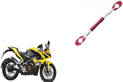 AXWee Baja Puls R 2OO Red Handle Bar Handle Bar(Red, Silver)