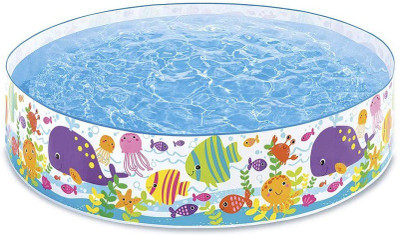 NAVRANGI 56452 Ocean Play Snapset Pool Inflatable Swimming Pool(Multicolor)