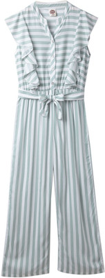 Cub McPaws Striped Girls Jumpsuit