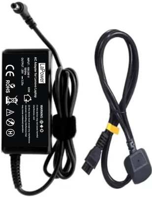 Lapower G575, G580, G585, G770 19V Laptop Charger Adapter 65 W Adapter(Power Cord Included)