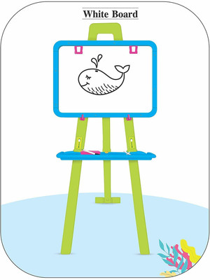 R K HANS 8 in 1 Magnetic Writing Activity and Learning Activity Board for Kids(Multicolor)