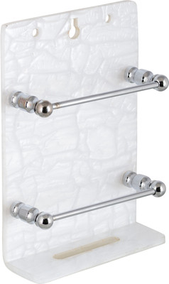 STIMULUS Stylish Acrylic Wall Mount MOBILE STAND (Size - 4X6 Inch) ( MARBLE WHITE colour) 4MM SS ROAD Mobile Holder