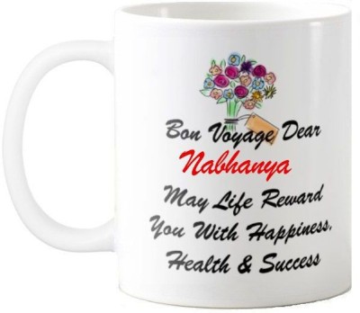 Exocticaa Farewell Nabhanya Retirement Wish 97 Ceramic Coffee Mug(330 ml)