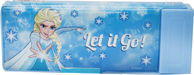 FROZEN PENCIL BOX FROZEN GIRL Art Plastic Pencil Box(Set of 1, Blue)
