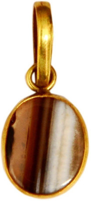 Takshila Gems Natural Sulemani Hakik Pendant in Panchdhatu 7.42 Carat-8.25 Ratti Lab Certified Agate Stone Pendant