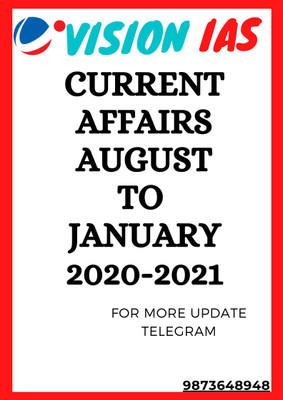 Vision IAS Current Affairs,August-January2020-2021(In English)(Paperback, Vision Ias)