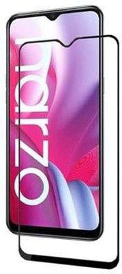 DSCASE Edge To Edge Tempered Glass for Realme Narzo 30A(Pack of 1)