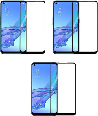 ISAAK Edge To Edge Tempered Glass for OPPO K3, OPPO A92, OPPO A72, OPPO A53, OPPO A53s, OPPO A33 (2020), OPPO A32, OPPO K7x(Pack of 3)
