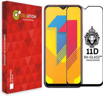 Cellution Edge To Edge Tempered Glass for Vivo Y11(Pack of 1)