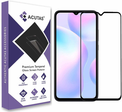 ACUTAS Edge To Edge Tempered Glass for Realme Narzo 20, Realme Narzo 20A, Realme C11, Realme C12, Realme C15, Realme C3, Realme 5, Realme 5i, Realme 5s, Oppo A9 2020, Oppo A5 2020, Realme Narzo 10, Realme Narzo 10A, Oppo A31(Pack of 1)