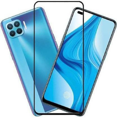 Caseline Edge To Edge Tempered Glass for OPPO F17 PRO(Pack of 1)