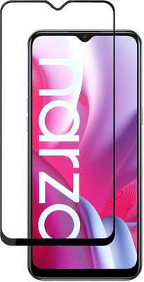 VDAT Edge To Edge Tempered Glass for REALME NARZO 30A(Pack of 1)