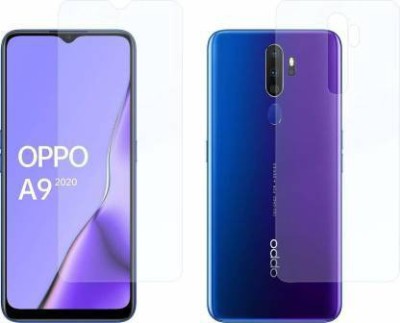 PR SMART Front and Back Tempered Glass for Oppo A9 2020(Pack of 2)