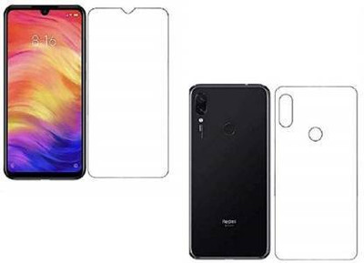 PR SMART Front and Back Tempered Glass for Mi Redmi Note 7 Pro(Pack of 2)