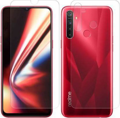 PR SMART Front and Back Tempered Glass for Realme 5s(Pack of 2)