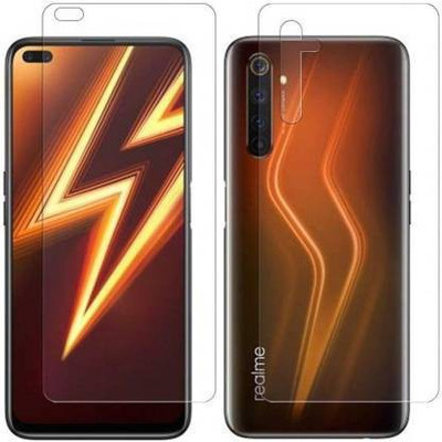 PR SMART Front and Back Tempered Glass for Realme 6 Pro(Pack of 2)