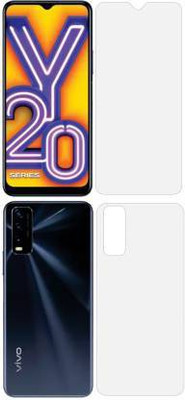 PR SMART Front and Back Tempered Glass for Vivo Y20(Pack of 2)