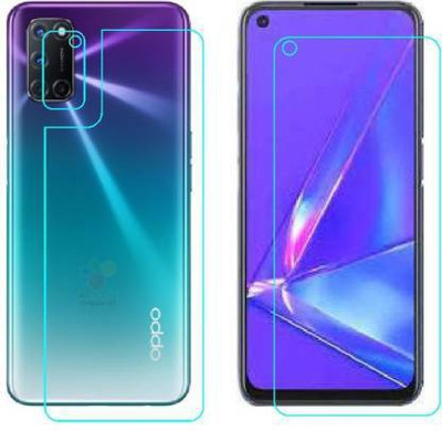 PR SMART Front and Back Tempered Glass for Oppo A72(Pack of 2)