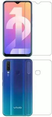 PR SMART Front and Back Tempered Glass for Vivo Y12(Pack of 2)