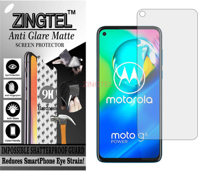 ZINGTEL Impossible Screen Guard for MOTOROLA MOTO G8 POWER (Shatterproof Matte)(Pack of 1)