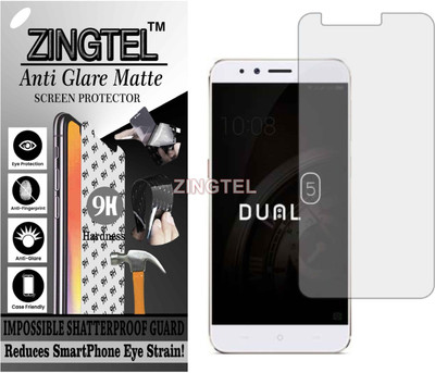 ZINGTEL Impossible Screen Guard for MICROMAX DUAL 5 (Shatterproof Matte)(Pack of 1)