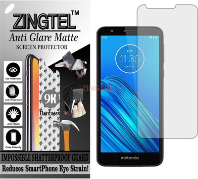 ZINGTEL Impossible Screen Guard for Moto E6 (Shatterproof Matte)(Pack of 1)