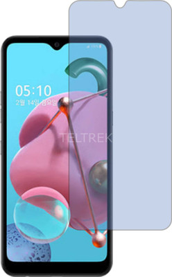 TELTREK Tempered Glass Guard for LG Q51 (Antiblue Light, Flexible)(Pack of 1)