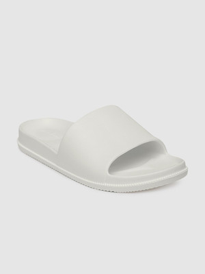 Mast & Harbour Men Slides(White , 8)