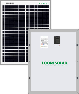 LOOM SOLAR 20 Watt - 12 Volt Solar Panel(Pack of 1)
