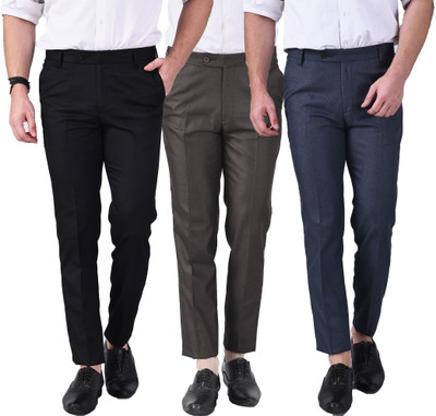 AD & AV Regular Fit Men Multicolor Trousers