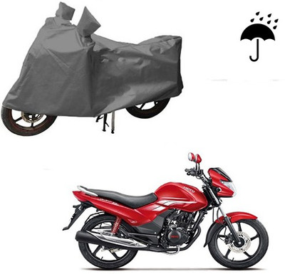 HYBRIDS COLLECTION Waterproof Two Wheeler Cover for Hero(Achiever, Grey)