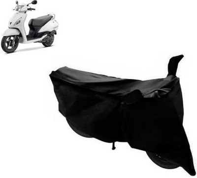 THE REAL ARV Waterproof Two Wheeler Cover for TVS(Jupiter, Black)