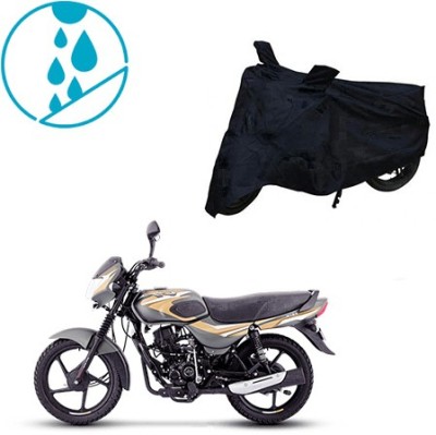 Mdstar Waterproof Two Wheeler Cover for Bajaj(CT100, Black)