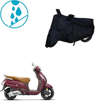 Mdstar Waterproof Two Wheeler Cover for Suzuki(Access SE, Black)