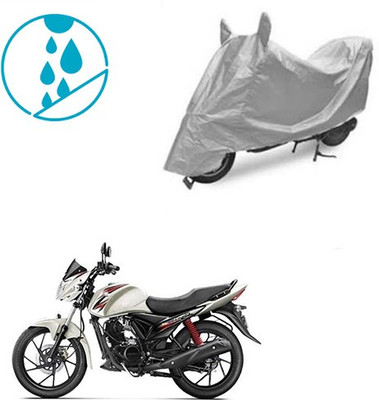 SRENTERPRISES Two Wheeler Cover for Suzuki(Sling Shot Plus, Silver)