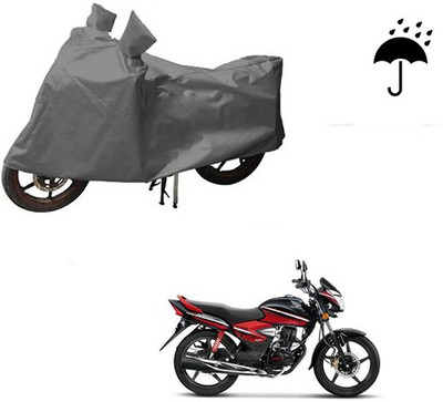 HYBRIDS COLLECTION Waterproof Two Wheeler Cover for Honda(CB Shine, Grey)