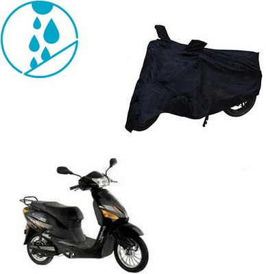 SRENTERPRISES Two Wheeler Cover for Hero(Electric Zippy, Black)