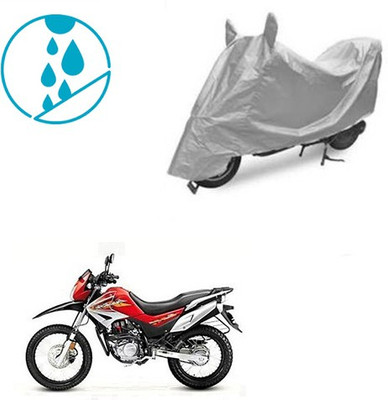 SRENTERPRISES Two Wheeler Cover for Hero(Impulse, Silver)