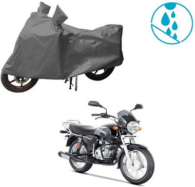 RPSENTTERPR Waterproof Two Wheeler Cover for Bajaj(Boxer, Grey)