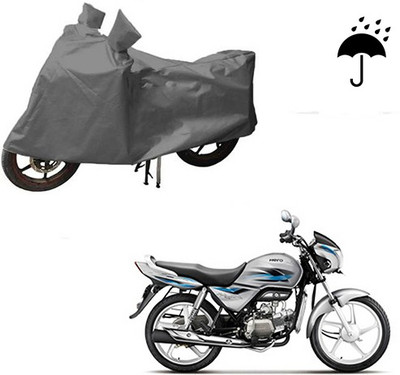 HYBRIDS COLLECTION Waterproof Two Wheeler Cover for Hero(Splendor Pro, Grey)