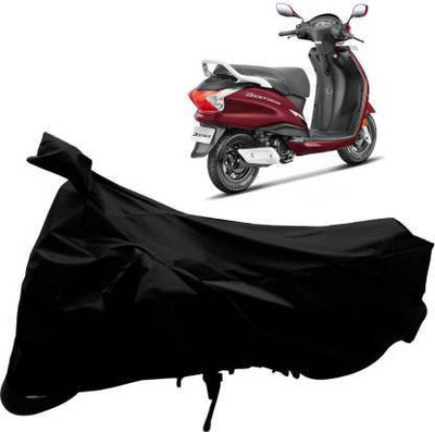 Mdstar Waterproof Two Wheeler Cover for Hero(Destini 125, Black)