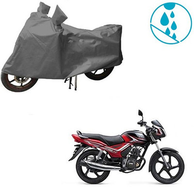 RPSENTTERPR Waterproof Two Wheeler Cover for TVS(Star City, Grey)