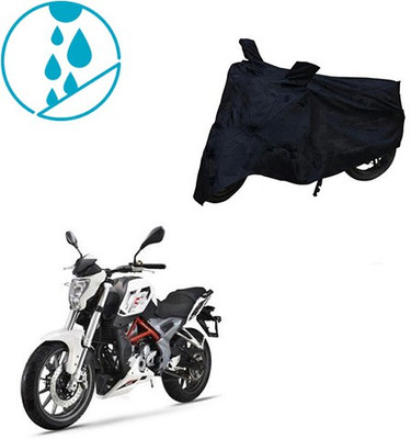 SRENTERPRISES Two Wheeler Cover for DSK Benelli(TNT 25, Black)