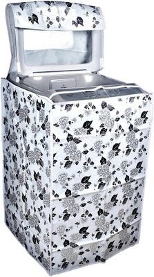 Tuft Top Loading Washing Machine  Cover(Width: 58 cm, Gray, White)